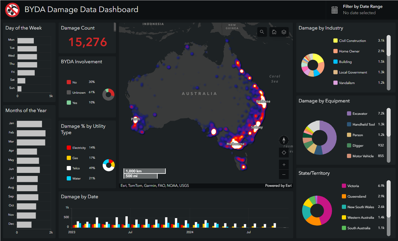 BYDA Damage Data Dashboard