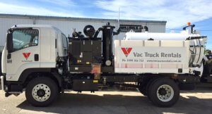 Vac Truck Rentlas 4000L unit for hire