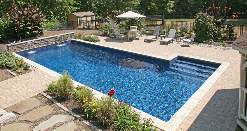 Finished pool