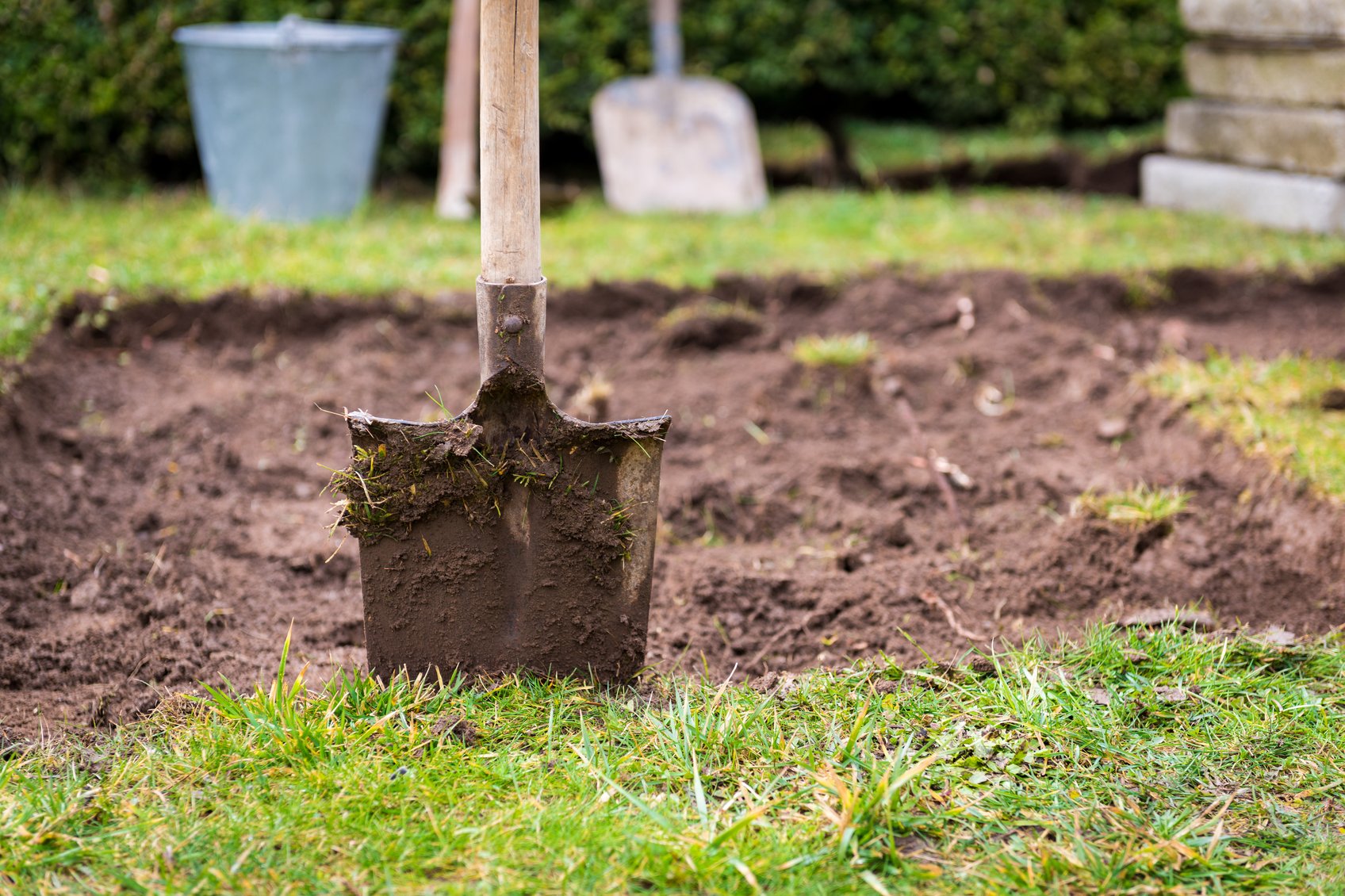 How To Dig Up A Lawn iseekplant